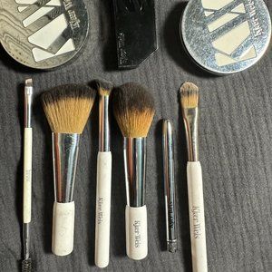 Set of Kjaer Weis Brushes & Makeup Holders - Vegan - Made in Italy